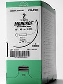 SUTURE NYLON MONO BLK 8-0SE175-8/SE175-8 12 1DZ/BX