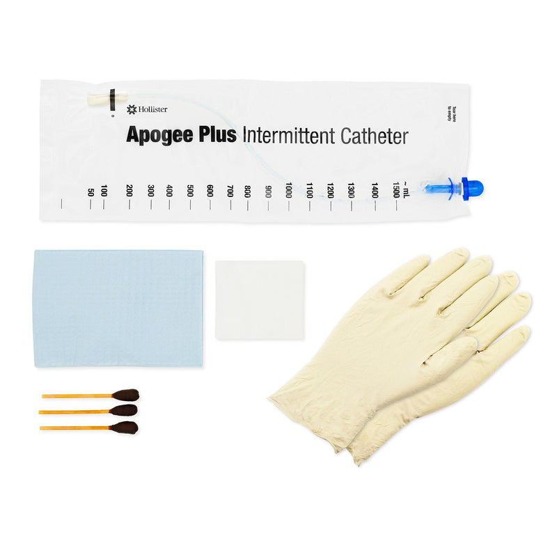 Intermittent Catheter Tray Apogee Closed System / Firm Tip 10 Fr. Without Balloon 