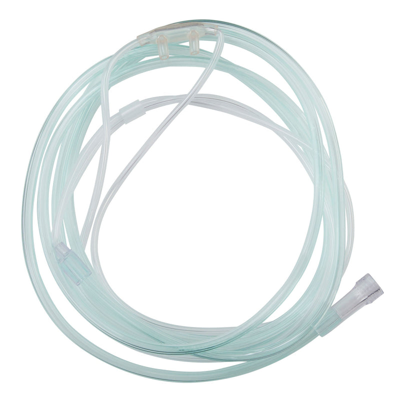 Nasal Cannula Comfort Soft Plus Adult Curved Prongs 7 Foot Tubing Low Flow Rate 