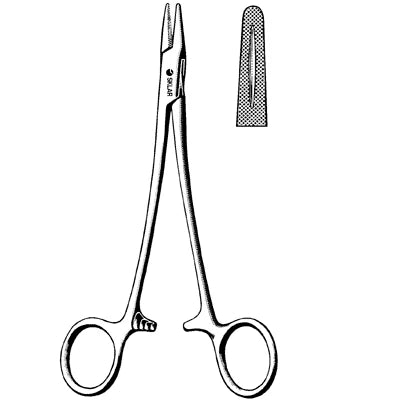 Sklar Mayo-Hegar / Masson Needle Holder (CensiTrac Marked) - 10-1/2, Serrated - 20-2910c 
