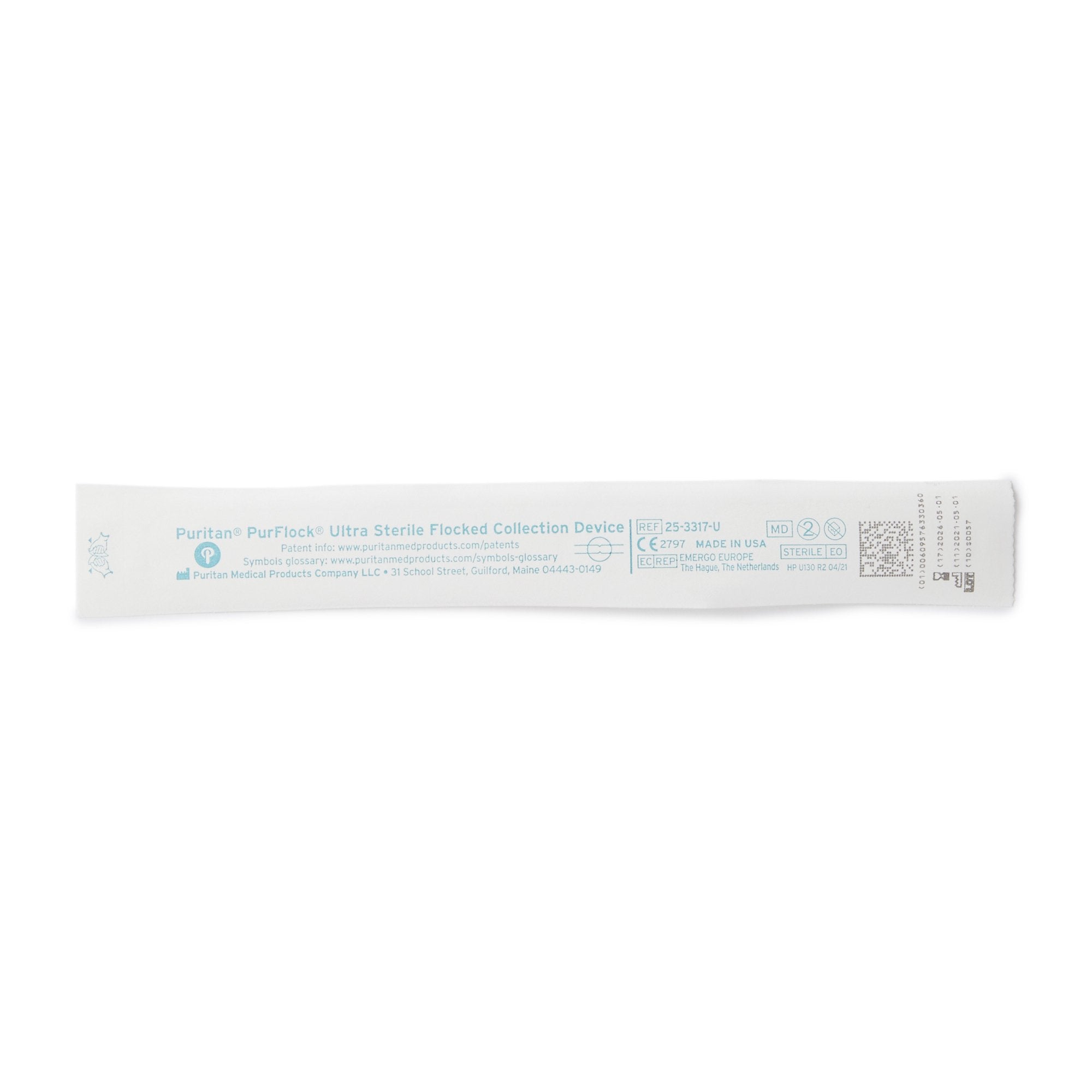 Puritan Medical Products PurFlock Ultra Nasopharyngeal Collection Swab, 6-Inch Length (500/CS) 