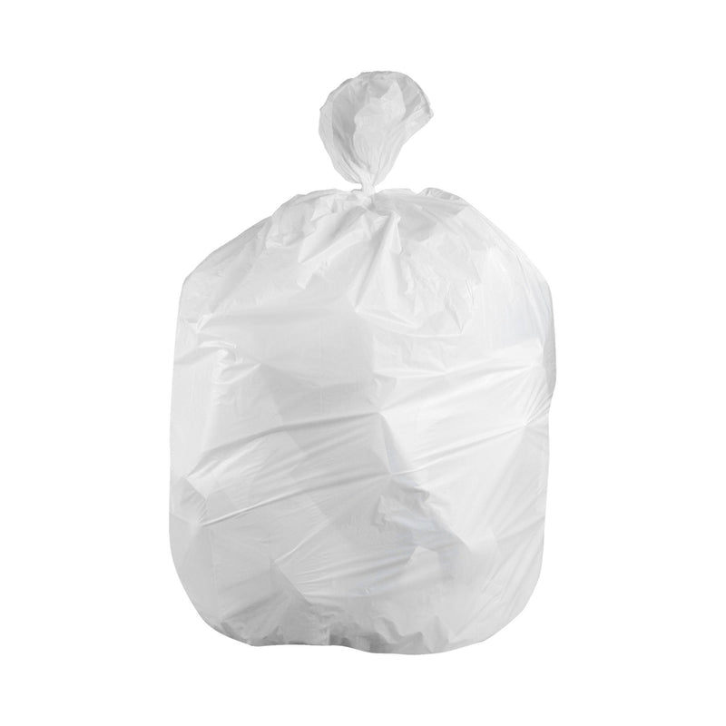 Trash Bag Heritage 45 gal. 11 Mic. 40 X 48 Inch Natural Medium Duty Star Seal Bottom Flat Pack (Case of 250)