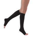 STOCKING COMPRESN KNEE RELIEF15-20 OT BLK XL PET 1/PR