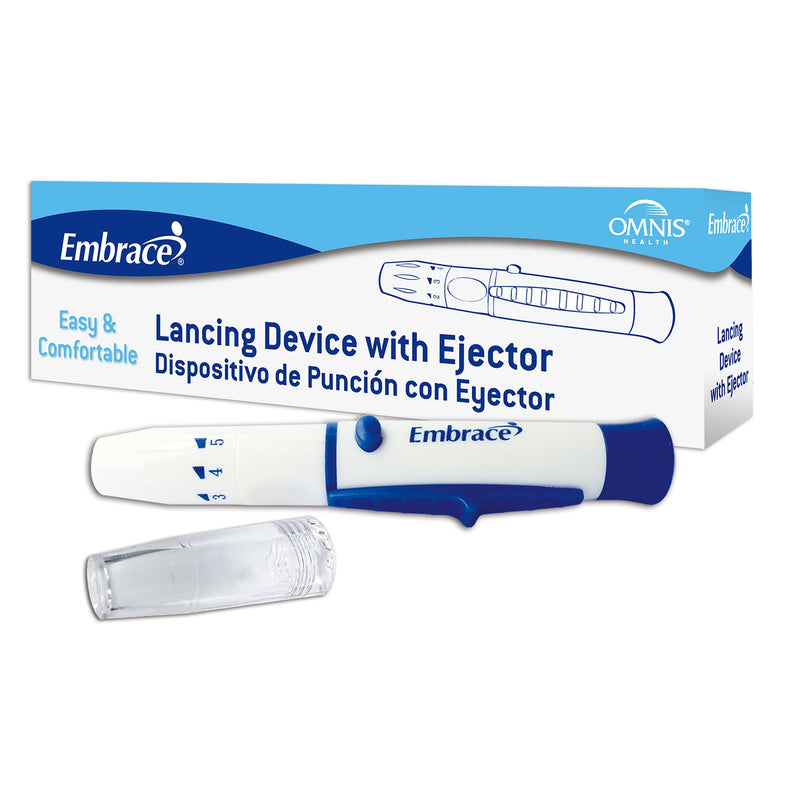 Embrace Lancing Device with Ejector (Box)