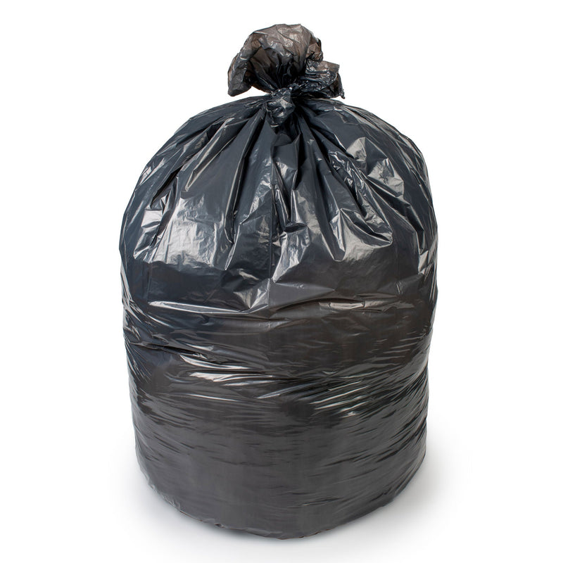 Colonial Bag Medium Duty Trash Bag, Black, 30-gallon Capacity (Case of 250)