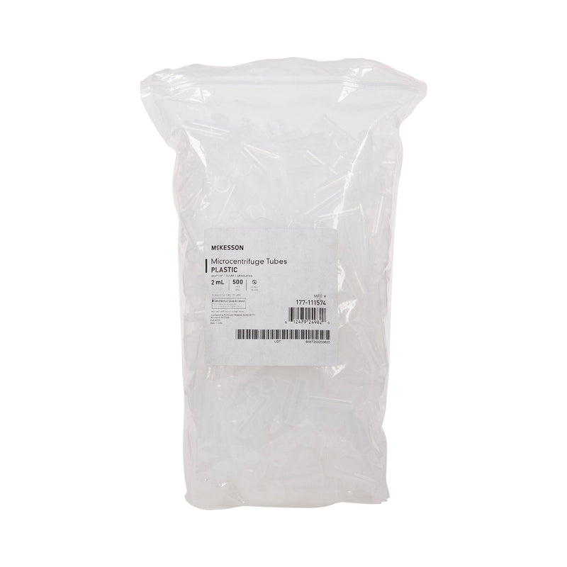 McKesson Conical Bottom Microcentrifuge Tube, 2 mL (500/BG)
