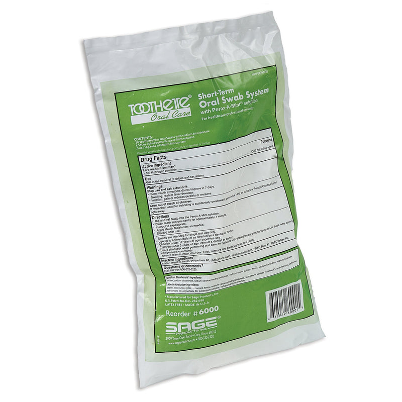 Sage Products Toothette Short Term Swab System (50/CS)