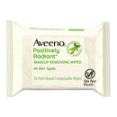 Aveeno Positively Radiant Makeup Removing Wipes Scented (Pack of 25)