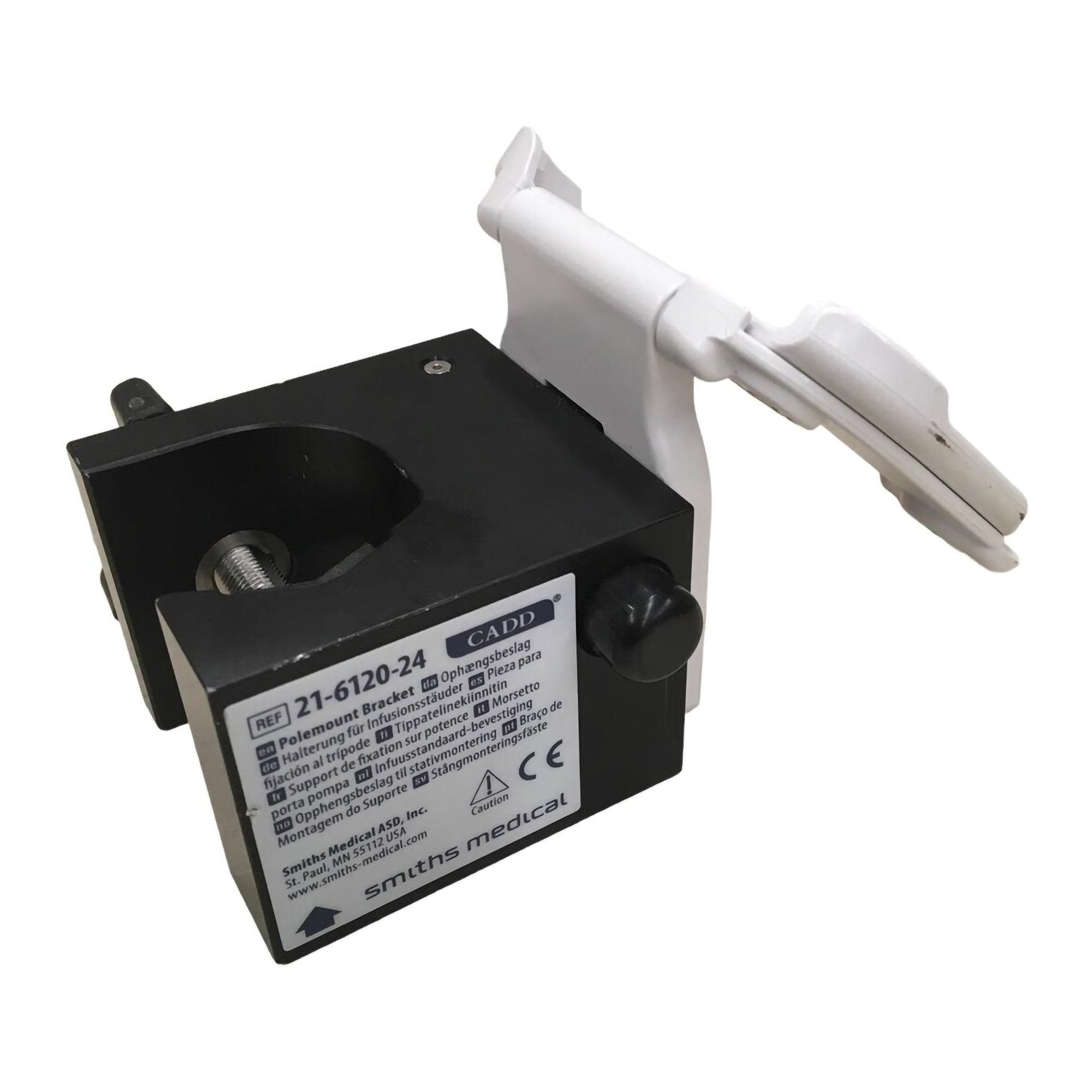 ICU Medical FKA Smiths Medical Pump Bracket CADD-Solis For Mounting Pump to IV Pole 