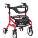 4 Wheel Rollator drive Nitro Sprint Red Folding Aluminum Frame (Each)