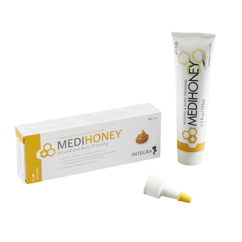 Honey Wound and Burn Dressing MEDIHONEY 3.5 oz. Paste Sterile 