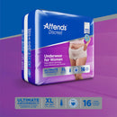 Attends Discreet Women's Underwear, Level 5, X-Large (Case of 64)