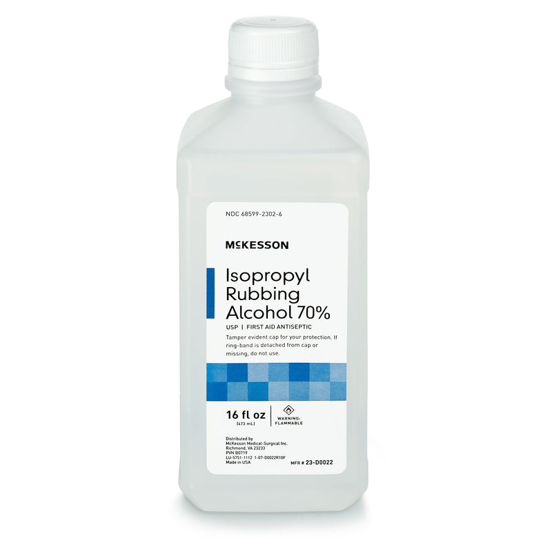 McKesson Brand McKesson Isopropyl Alcohol Antiseptic, 16-ounce Bottle (12/CS) 