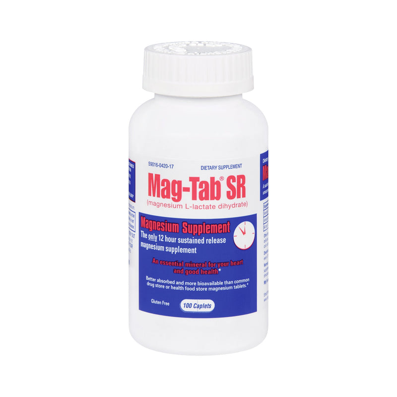 Mag-Tab SR Magnesium Mineral Supplement (Box of 100)