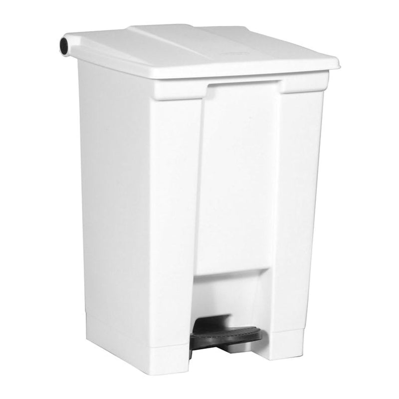 Trash Can Rubbermaid Legacy 48 Quart / 12 gal. White Plastic Square (Each)