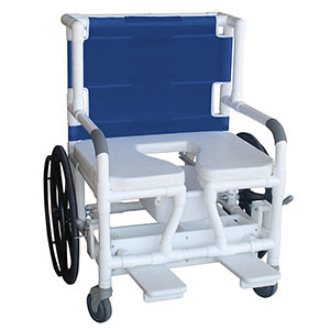 MJM International 100 Series - Bariatric Shower Chairs  Bariatric Self-Propelled Aquatic / Rehab. Transpor