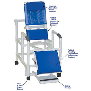 MJM International 100 Series - Reclining Shower Chairs