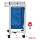 MJM International 200 Series - Hampers  Single Hamper with Mesh Bag (14.46 Gal Cap) 3" Twi