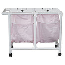 MJM International 200 Series - Hampers  Double Hamper with Leakproof Bags Only, 35 Gal Cap