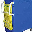 MJM International Isolation Caddy Holds Exam Gloves, Masks, Gowns, Etc…Available In Royal Blue Nylon 