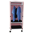 MJM International 300 Series - Linen Carts  300 Series - Linen Carts - 2- shelf tall hanging c