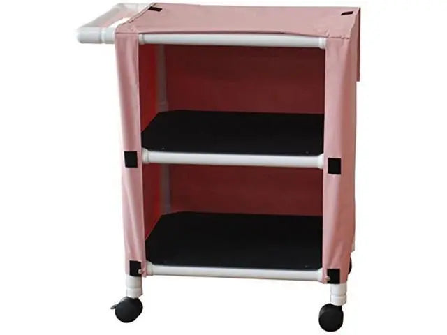 MJM International 2-shelf utility cart (no cover), shelf size: 20" x 25", 75 lbs per shelf 
