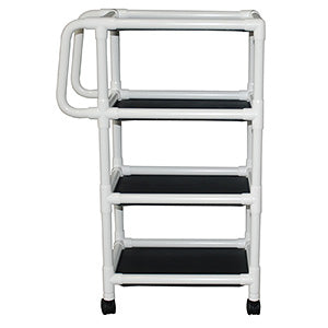 MJM International 300 Series - Linen Carts  300 Series - Linen Carts - 4-shelf utility cart (n