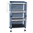 MJM International 300 Series - Linen Carts  300 Series - Linen Carts - 3-shelf mini-linen cart