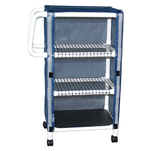 MJM International 300 Series - Linen Carts  300 Series - Linen Carts - 3-shelf mini-linen cart