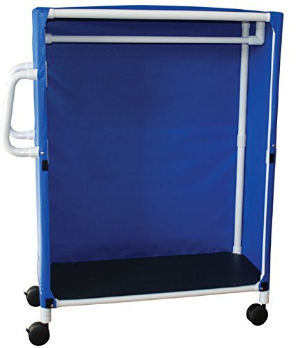MJM International 1-shelf mid-size hanging cart w/mesh or solid vinyl cover, shelf size: 20" x 32", 100 lbs per shelf