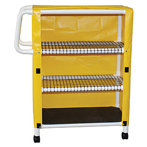MJM International 300 Series - Linen Carts  300 Series - Linen Carts - 3-shelf utility/ linen
