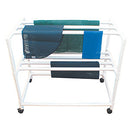 MJM International 300 Series - Linen Carts  300 Series - Linen Carts - Mobile drying rack w/ 7