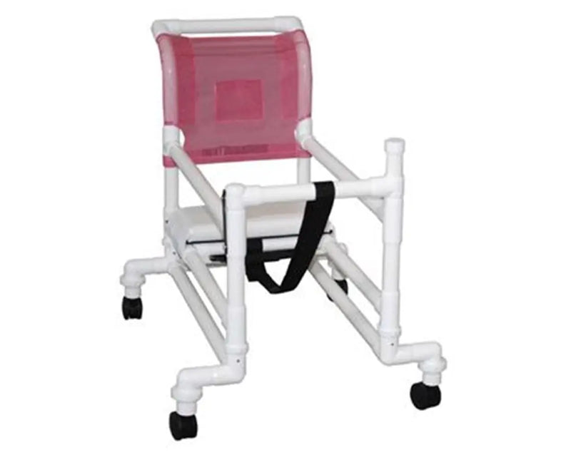 MJM International Pediatric (14" internal width) walker height w/adjustable , 3" twin casters 