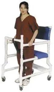 MJM International 18" internal width, 21" internal width base 4" heavy duty casters, height adjustable, 300 lbs wt cap 