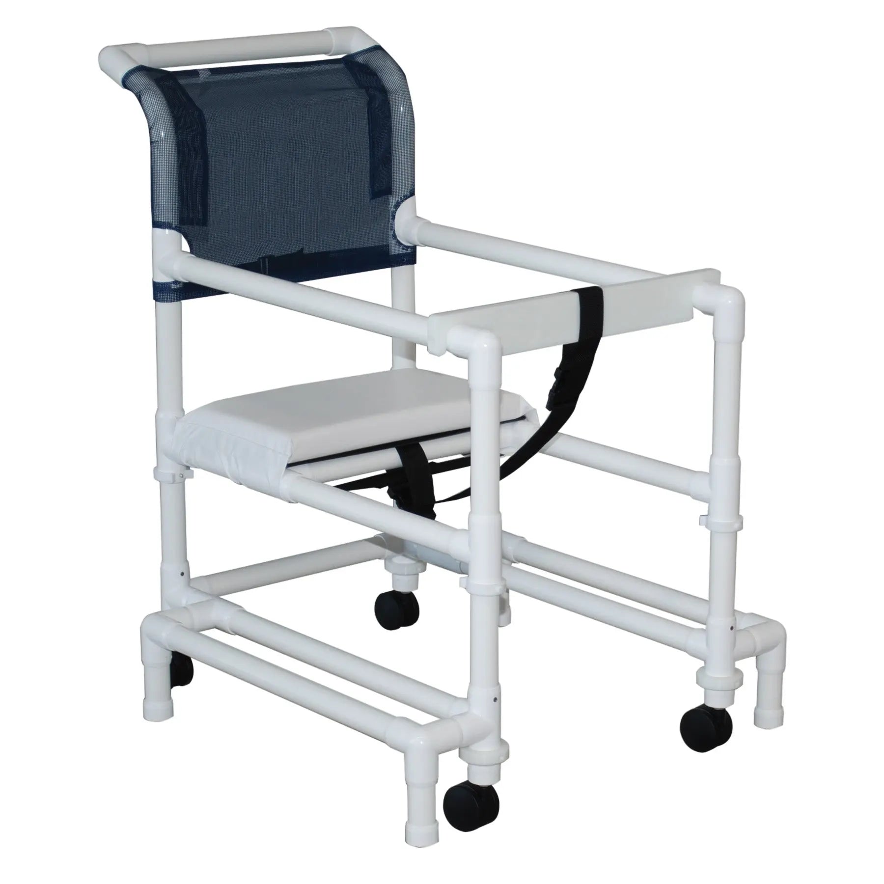 MJM International 18" Internal Width, Anti-Tip Outriggers, 3" Twin Casters, Height Adjustable 