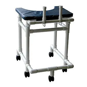 MJM International Child platform walker w/adjustable height,3" twin casters 