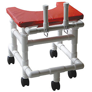 MJM International  Pediatric platform walker w/adjustable height, 3" twin casters