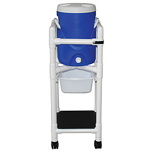 MJM International 800 Series Hydration / Ice Cart with 48 Quart Ice Chest, 5 Gallon Water Cooler, and Skirt Cover Panels 