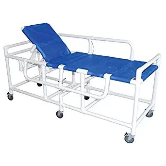 MJM International MRI Bariatric Sling Gurney with Three Position Elevating Headrest, 600 Lbs Weight Capacity