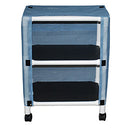 MJM International Echo Line Series  Echo Line Series - Echo 2-shelf mini-linen cart w/