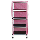 MJM International Echo Line Series  Echo Line Series - Echo 4-shelf mini-linen cart w/