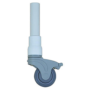 MJM International Parts  Replacement 3" X 1 1/4" Total Lock Casters Set 4-L