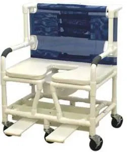 MJM International Deluxe elongated open front soft seat for 126-5BAR 