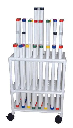 MJM International Therapy Rehab Weighted Bars, RED 4.5 LBS 36" length 