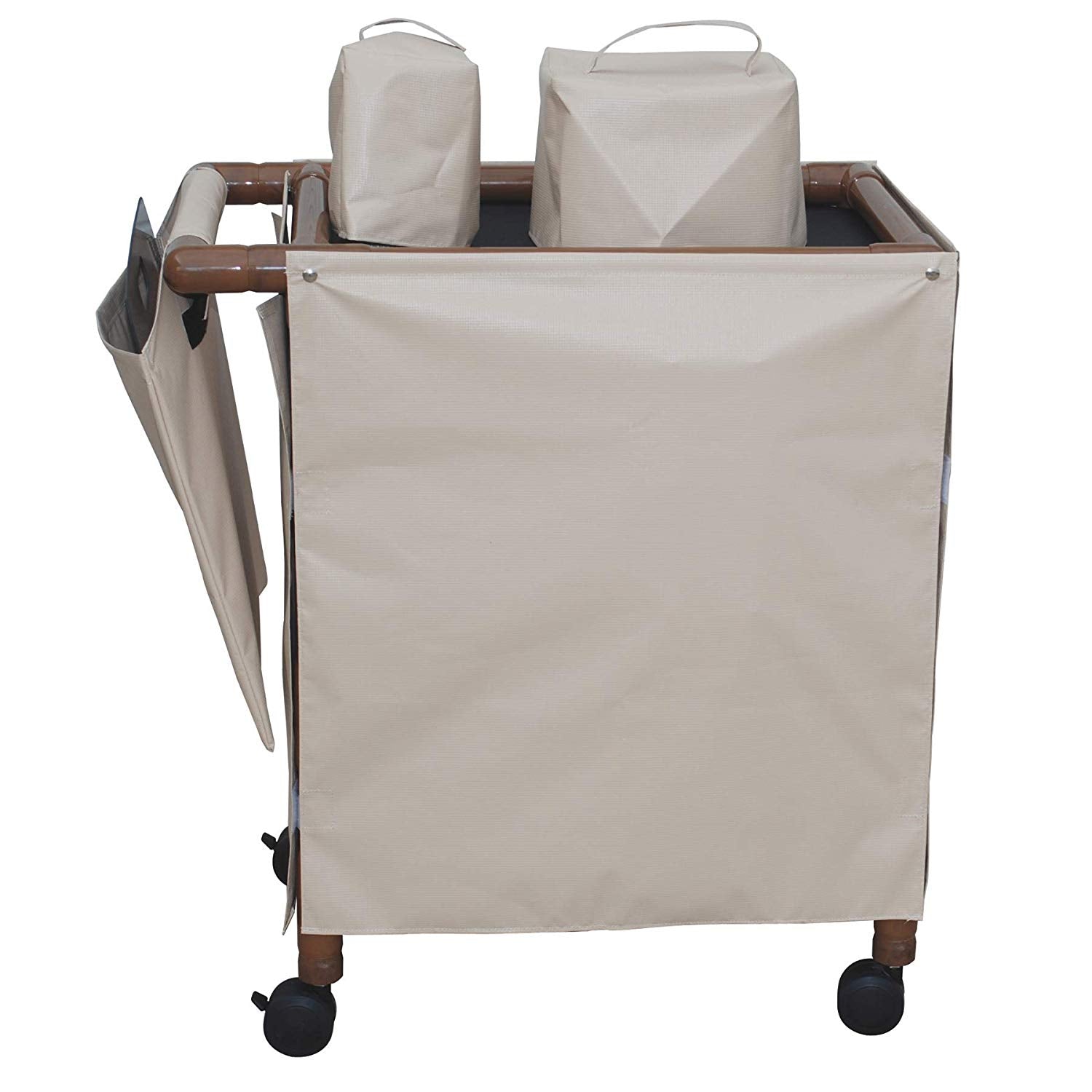 MJM International Woodtone optional panels w/mesh or solid vinyl material (in Tan)