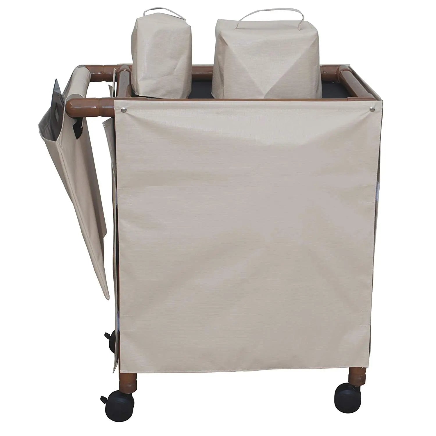 MJM International Woodtone optional panels w/mesh or solid vinyl material (in Tan) 