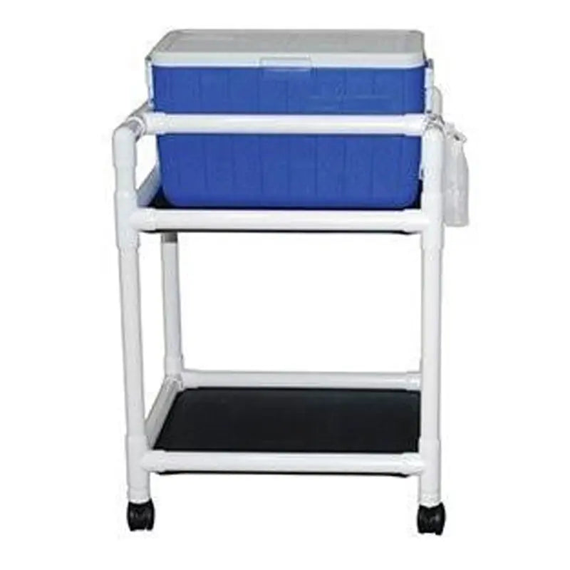 MJM International Woodtone Hydration/ ice cart, 36 qt ice chest 