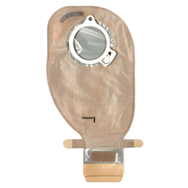 Assura Original Two-Piece Transparent Colostomy Pouch, 60 mm Flange, Blue Match (Box of 10)