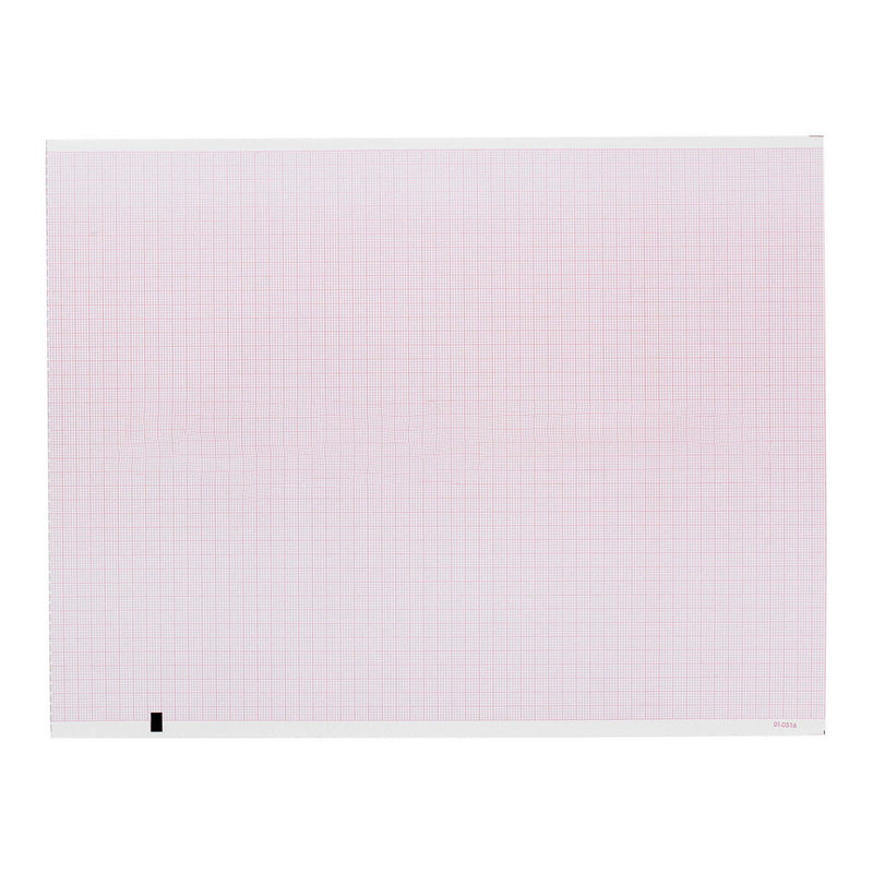 Recording Chart Paper Mortara Z-Fold Red Grid (Box of 12)