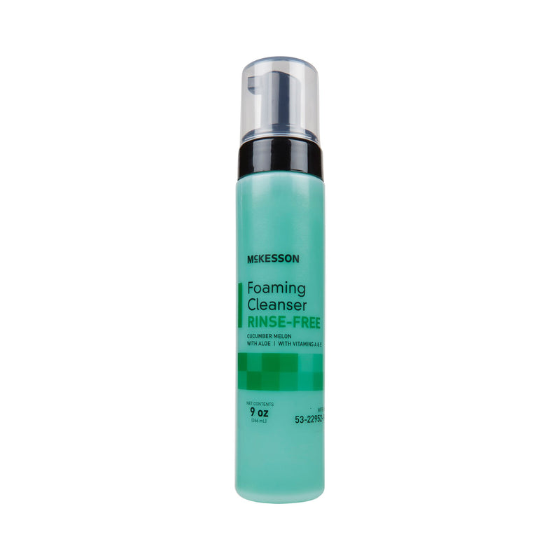 McKesson Rinse-Free Body Wash, Cucumber Melon Scent, 9 oz Pump Bottle (Case of 12)